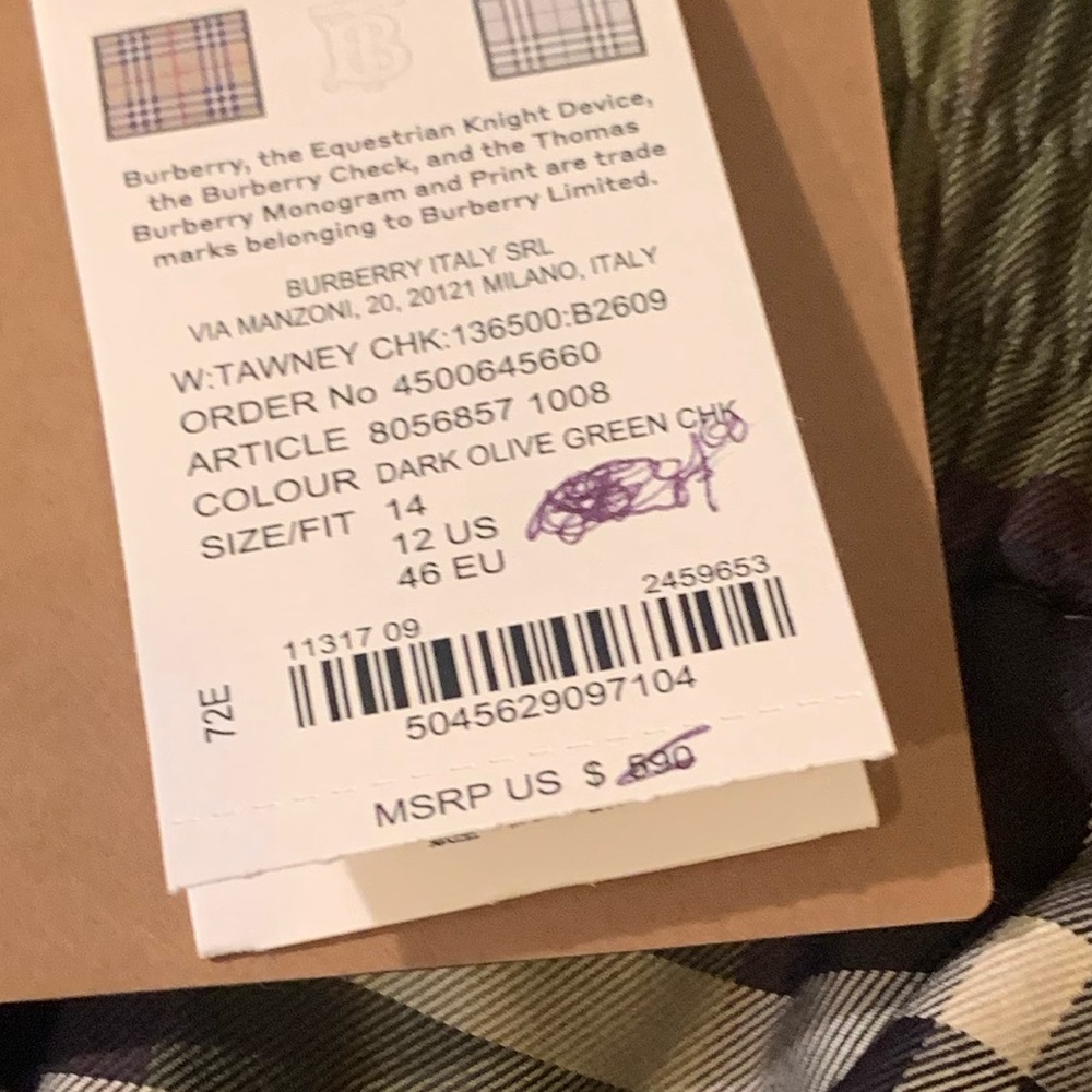 Burberry shorts